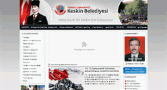 Desktop Screenshot of keskin.bel.tr